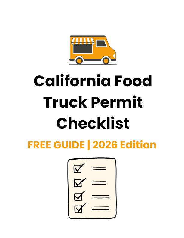 Free California Food Truck Permit Checklist